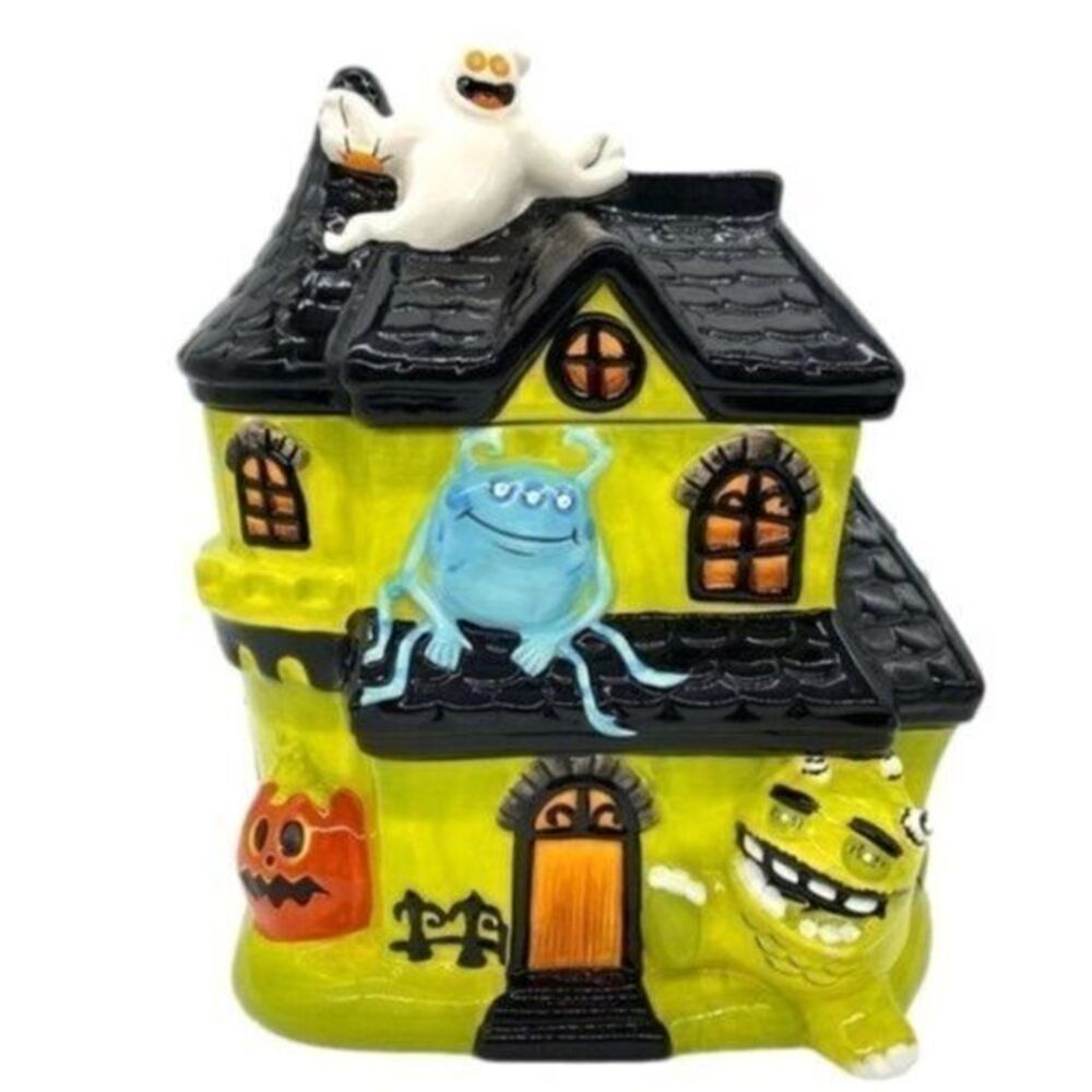 Target Halloween 2009 Ceramic Haunted House Cookie Jar